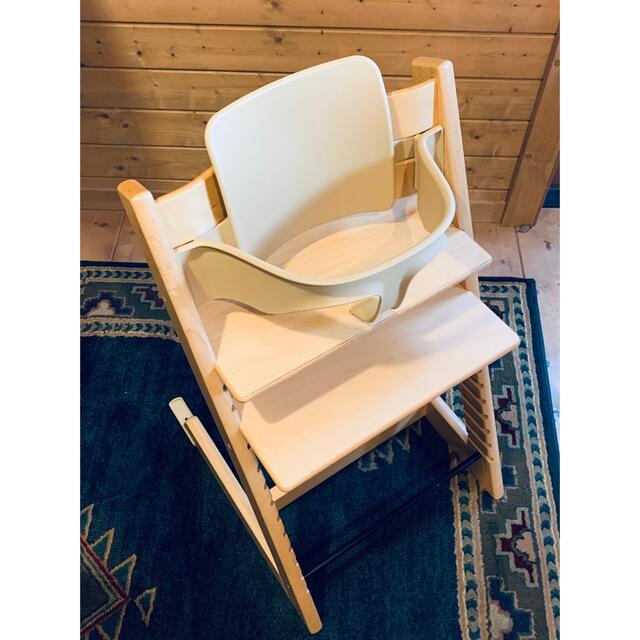 Stokke(ストッケ)の【良品人気色・フルセット・即日発送】（438）ストッケ トリップトラップ キッズ/ベビー/マタニティの寝具/家具(その他)の商品写真