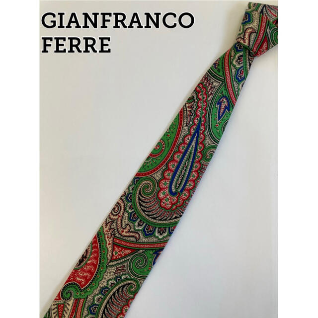 Gianfranco FERRE(ジャンフランコフェレ)のジャンフランコ フェレ ネクタイ レギュラー FERRE GF タイ ペイズリー メンズのファッション小物(ネクタイ)の商品写真