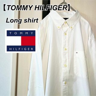 トミーヒルフィガー(TOMMY HILFIGER)のTommy Hilfigerトミー ヒルフィガーワンポイントロゴ　BD長袖シャツ(シャツ)