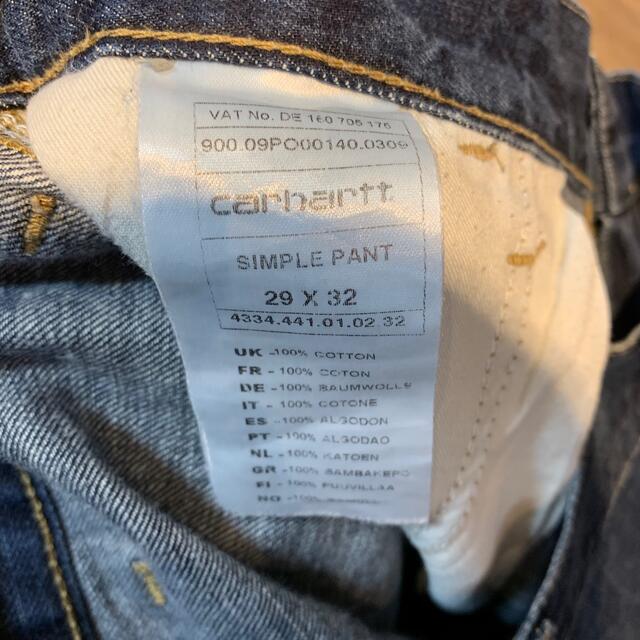 carhartt(カーハート)のcarhartt カーハート デニムパンツ 古着 ストリート メンズのパンツ(デニム/ジーンズ)の商品写真