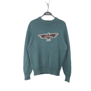 キャリー(CALEE)のCALEE 18ss Eagle Cotton Knit Sweater(ニット/セーター)