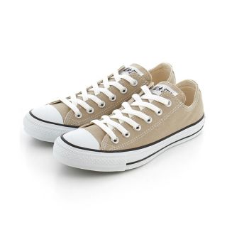 コンバース(CONVERSE)のCONVERSE コンバースオールスターキャンバススニーカー ベージュ 23.5(スニーカー)