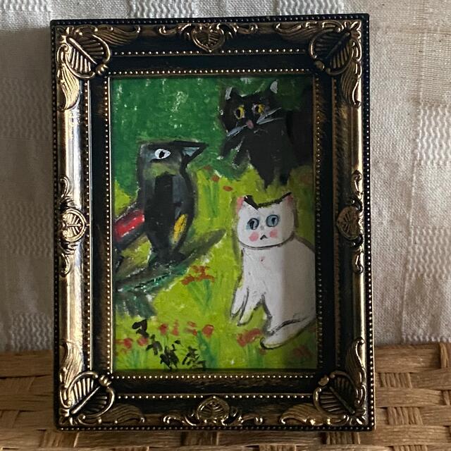 猫の絵画(手描き・原画) オリジナル キャンバス interomega.co.rs