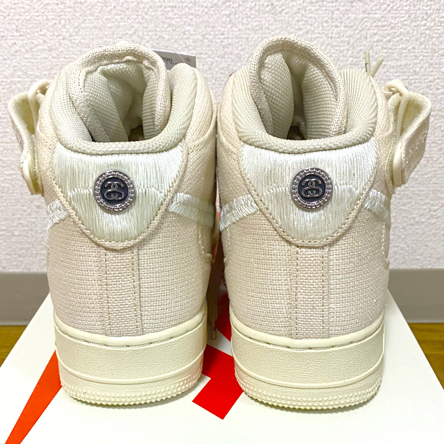 Nike stussy AIR FORCE 1 MID FOSSIL 2