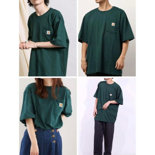 carhartt(カーハート)の【新品未使用品★Sサイズ】カーハート★Tシャツ★ハンターグリーン★半袖★HTG メンズのトップス(Tシャツ/カットソー(半袖/袖なし))の商品写真