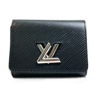 ルイヴィトン(LOUIS VUITTON)のルイヴィトン LOUIS VUITTON ポルトフォイユ ツイスト コンパクト M64414 エピ コンパクトウォレット 3つ折り財布 エピレザー ブラック 新品同様(財布)