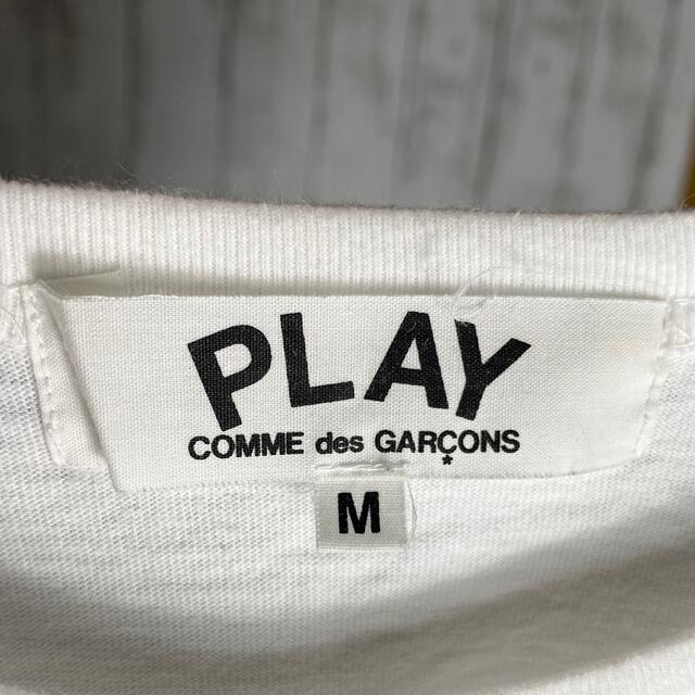 COMME des GARCONS(コムデギャルソン)の【PLAY COMME des GARCONS】ハートワンポントロゴ カットソー レディースのトップス(Tシャツ(半袖/袖なし))の商品写真