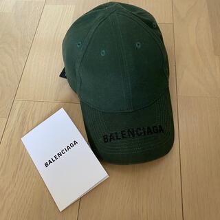 バレンシアガ(Balenciaga)のBALENCIAGA CAP グリーン(キャップ)