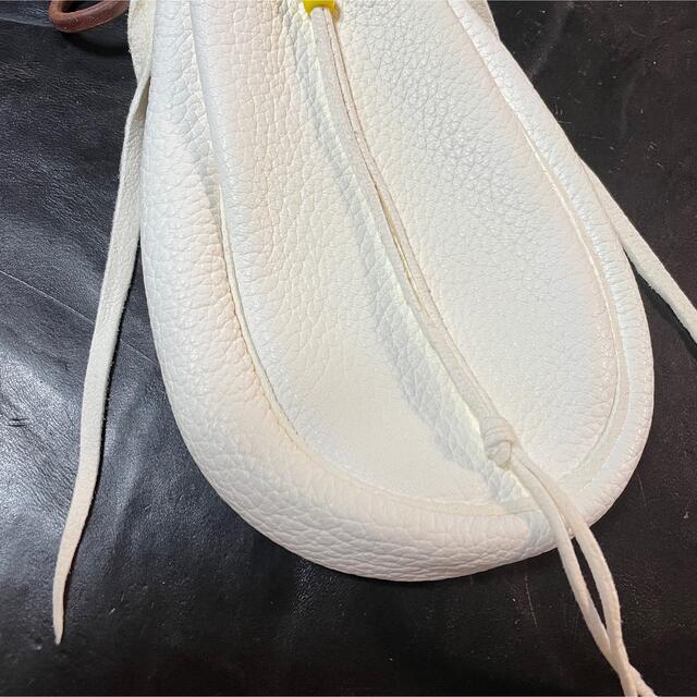 新品 ゴローズ 巾着ポーチS 白
