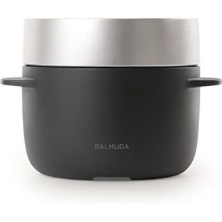 バルミューダ(BALMUDA)の【新品•未使用品】BALMUDA 電気炊飯器 The Gohan K03A-BK(炊飯器)