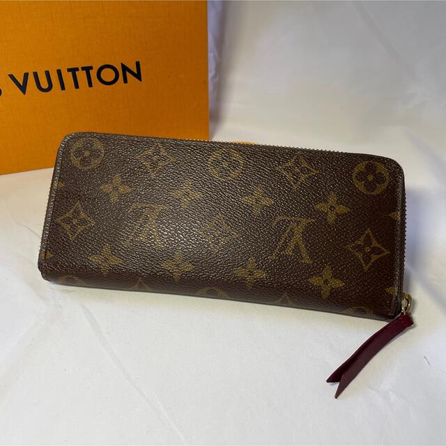 LOUIS VUITTON(ルイヴィトン)の【美品】ルイヴィトン　ポルフォイユ　クレマンス　モノグラム　ラウンド　長財布 レディースのファッション小物(財布)の商品写真