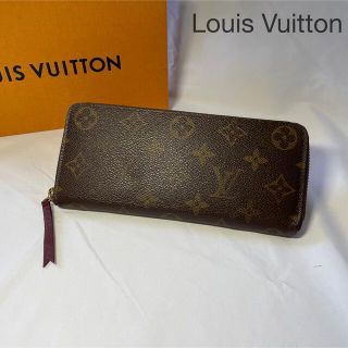 ルイヴィトン(LOUIS VUITTON)の【美品】ルイヴィトン　ポルフォイユ　クレマンス　モノグラム　ラウンド　長財布(財布)