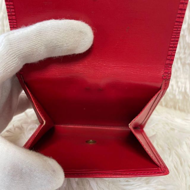 ルイヴィトン エピ 二つ折り財布 ポルトフォイユ エリーズ Wホック