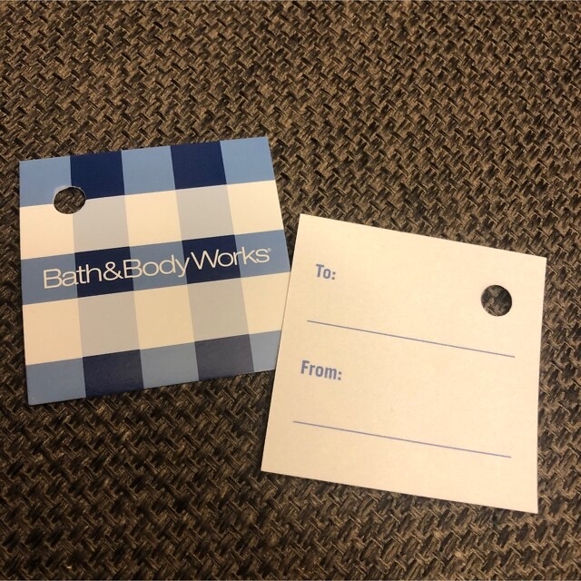 Bath & Body Works(バスアンドボディーワークス)のバスアンドボディワークス  リボン  カード インテリア/住まい/日用品のオフィス用品(ラッピング/包装)の商品写真