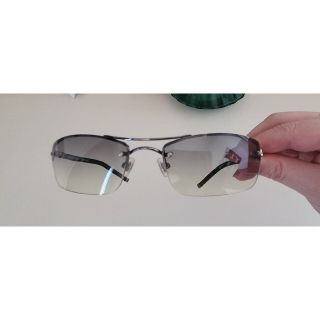 アイボリー×レッド 希少 正規品 クロムハーツ サングラス ツル部分