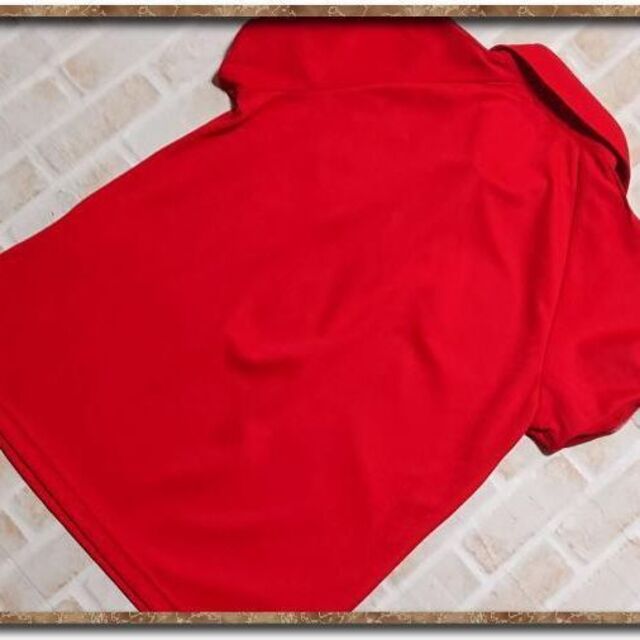 GREEN CLUBS(グリーンクラブ)のグリーンクラブ　トゥイティー刺繍入りカットポロシャツ　赤 レディースのトップス(ポロシャツ)の商品写真