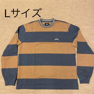 ステューシー(STUSSY)のstussy 20ss「moore stripe ls crew」Lサイズ(Tシャツ/カットソー(七分/長袖))