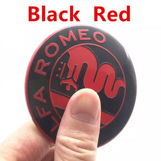 アルファロメオ(Alfa Romeo)のアルファロメオ エンブレム  赤2枚セット (車外アクセサリ)