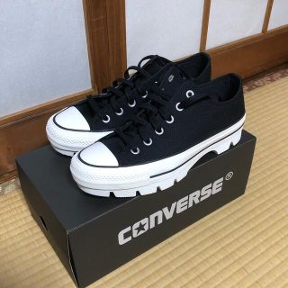 コンバース(CONVERSE)の[厚底コンバース] 26cm スニーカー オールスター 100 チャンク OX (スニーカー)