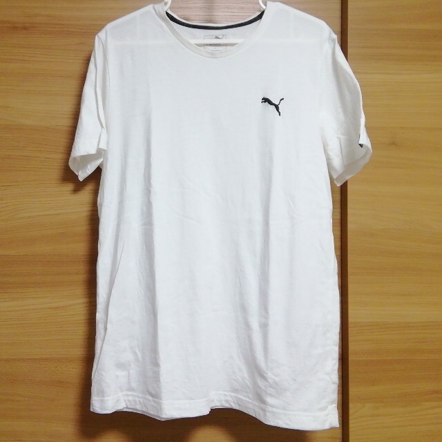 PUMA(プーマ)のPUMA　白Ｔ　Ｍサイズ メンズのトップス(Tシャツ/カットソー(半袖/袖なし))の商品写真