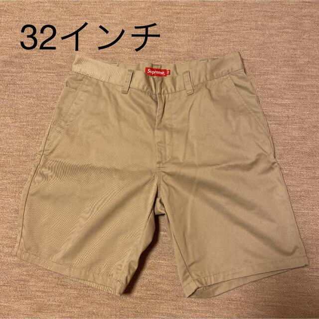 メンズsupreme work short ショートパンツ 32インチ - ショートパンツ