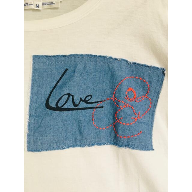 COMME des GARCONS(コムデギャルソン)の【★激希少★メンズM】コムデギャルソンシャツ LOVE パッチワーク Tシャツ メンズのトップス(Tシャツ/カットソー(半袖/袖なし))の商品写真