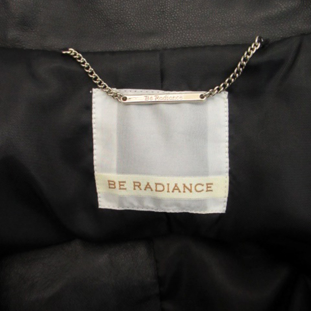 BE RADIANCE(ビーラディエンス)のビーラディエンス ライダースジャケット 革ジャン レザージャケット レザー F レディースのジャケット/アウター(ライダースジャケット)の商品写真