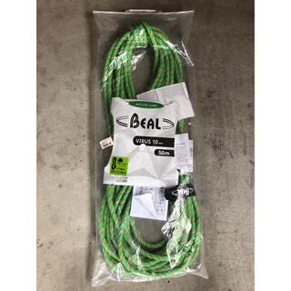 BEAL ベアール 10mmバイラス 21.8m/グリーン キャンプ ロープ