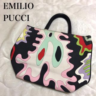 EMILIO PUCCI エミリオプッチ ミニボストンバッグ 蛍光グリーン