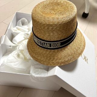 DIOR ディオール ハット 麦わら帽子 ストローハット