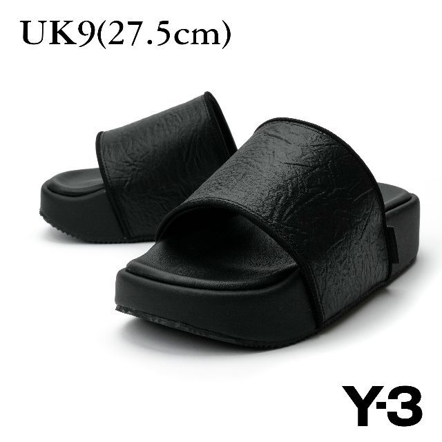 Y-3(ワイスリー)の新品 Y-3 SLIDES 27.5cm メンズの靴/シューズ(サンダル)の商品写真