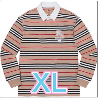 シュプリーム(Supreme)のSupreme®/Burberry® Rugby ラグビー シャツ バーバリー(ポロシャツ)