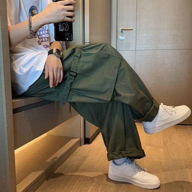 カーゴパンツ ワイド ユニセックス メンズ イージー 袴パンツ カーキ Lの通販 by マリー′s shop|ラクマ カーゴパンツ ワイド ユニセックス メンズ イージー 袴パンツ カーキ Lの通販 by マリー′s shop|ラクマ