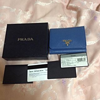 プラダ(PRADA)のプラダ サフィアーノ 三つ折り財布(財布)