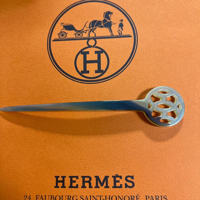 Hermes - 正規品 HERMES エルメス バッファローホーン かんざし 髪どめ