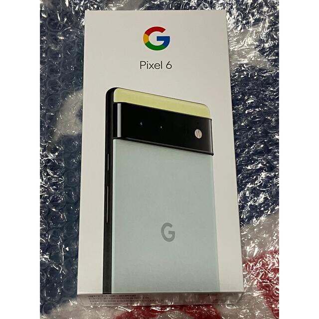 スマートフォン本体Google Pixel 6 128GB Sorta Seafoam