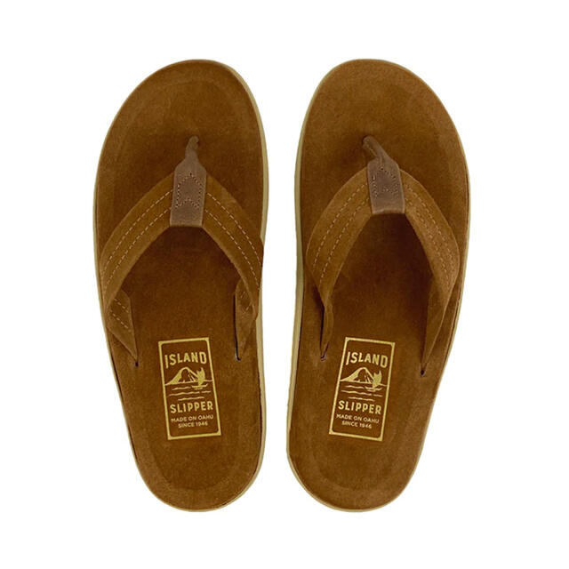 ISLAND SLIPPER(アイランドスリッパ)のISLAND SLIPPER アイランドスリッパ サンダル ブラウンスエード メンズの靴/シューズ(サンダル)の商品写真