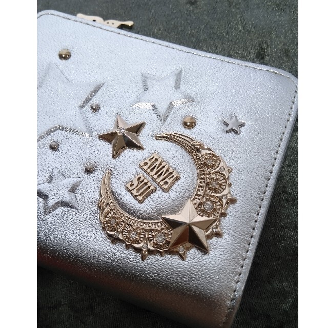 ANNA SUI(アナスイ)のANNA SUI 財布 ムーンスター  シルバー レディースのファッション小物(財布)の商品写真