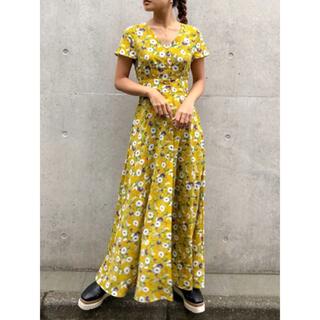 アマイル(AMAIL)のAMAIL  Flower garden dress 花柄　ワンピース(ロングワンピース/マキシワンピース)