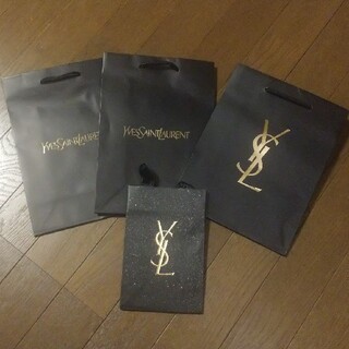 サンローラン(Saint Laurent)のイヴ・サンローラン紙袋4点(ショップ袋)