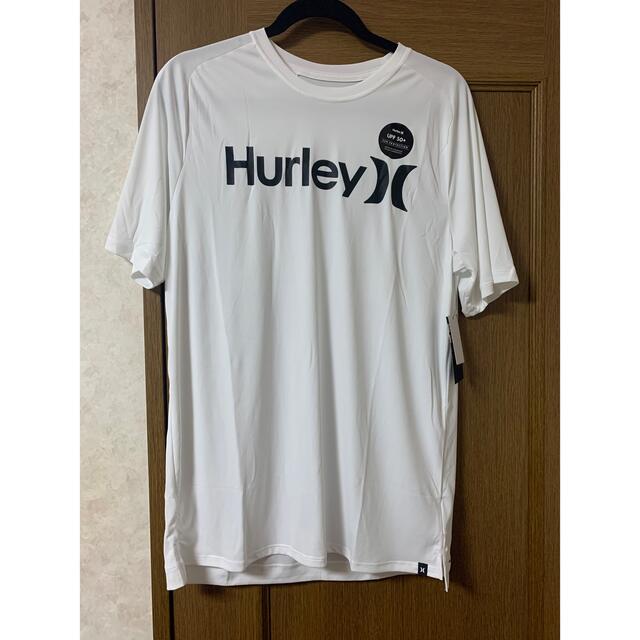 Hurley(ハーレー)の『新品』ハーレー ラッシュガード  メンズ　Tシャツ　ホワイト メンズのトップス(Tシャツ/カットソー(半袖/袖なし))の商品写真