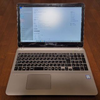 バイオ(VAIO)のVAIOノートPC 第6世代Core i5 15.5インチ(ノートPC)