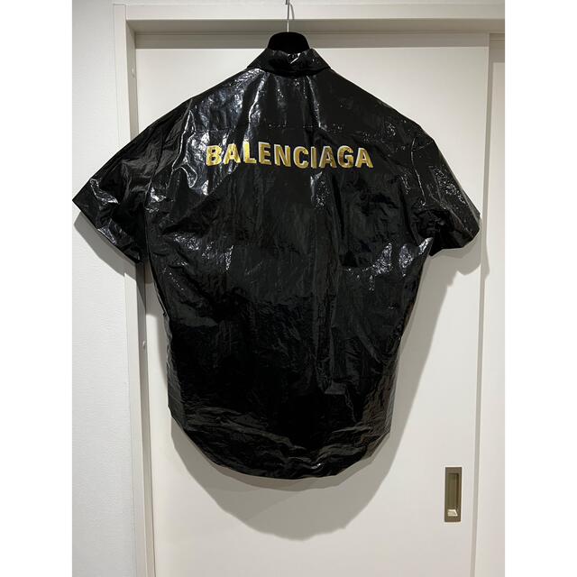 BALENCIAGA - 【レア】バレンシアガ ビニールバッグシャツの通販 BALENCIAGA - 【レア】バレンシアガ ビニールバッグシャツの通販