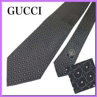 Gucci - 極美品✨ GUCCI グッチ シルク100％ GG柄 総柄 ネクタイ