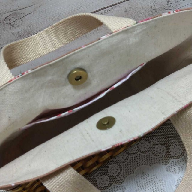 ミニトートバッグ　　お弁当バッグ　　　コヤンイサムチョン ハンドメイドのファッション小物(バッグ)の商品写真