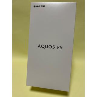 アクオス(AQUOS)の新品未使用 国内版SIMフリー AQUOS R6 SH-M22 ブラック(スマートフォン本体)