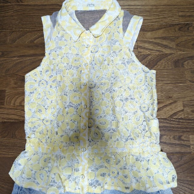 PAGEBOY(ページボーイ)のキッズ　レースブラウス キッズ/ベビー/マタニティのキッズ服女の子用(90cm~)(ブラウス)の商品写真