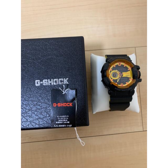 G-SHOCK(ジーショック)のG-SHOCK protection 黒×黄 メンズの時計(腕時計(デジタル))の商品写真