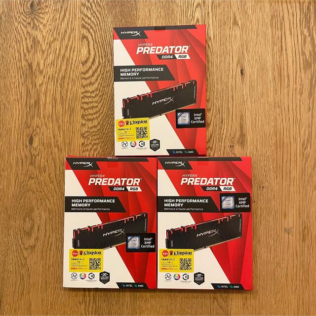 ○送料無料○ HYPERX 3200 PREDATOR DDR4 しません M5Fxn-m13632185589