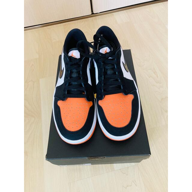 NIKE(ナイキ)のエアジョーダン 1 GOLF オレンジ 27 メンズの靴/シューズ(スニーカー)の商品写真
